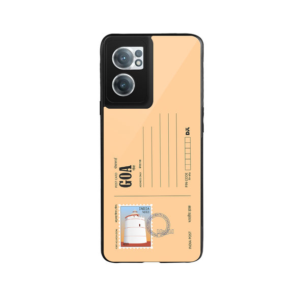 

DailyObjects Goa Fort Aguada Postcard Glass Case Cover For OnePlus Nord CE 2