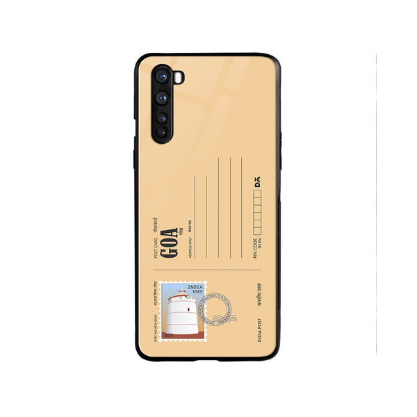 

DailyObjects Goa Fort Aguada Postcard Glass Case Cover For OnePlus Nord