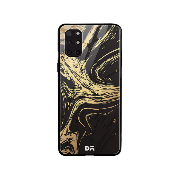 

DailyObjects Gold Marble Art Glass Case Cover For OnePlus 8T