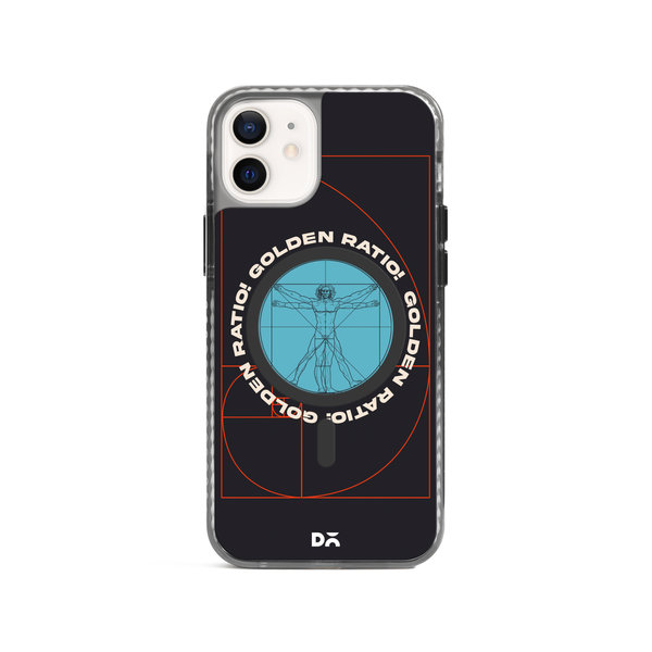 

DailyObjects Golden Ratio Stride 2.0 Clear MagSafe Phone Case Cover For iPhone 12