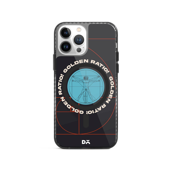 

DailyObjects Golden Ratio Stride 2.0 Clear MagSafe Phone Case Cover For iPhone 15 Pro Max