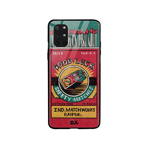 

DailyObjects Good Luck Matchbox Glass Case Cover For OnePlus 8T
