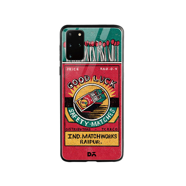 

DailyObjects Good Luck Matchbox Glass Case Cover For Samsung Galaxy S20 Plus