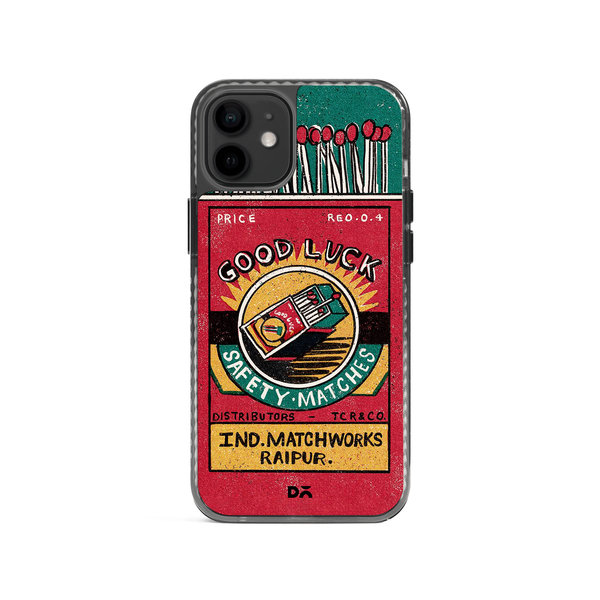 

DailyObjects Good Luck Matchbox Stride 2.0 Case Cover For iPhone 12