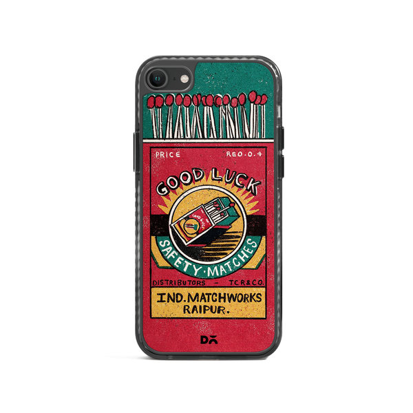 

DailyObjects Good Luck Matchbox Stride 2.0 Case Cover For iPhone SE 2020
