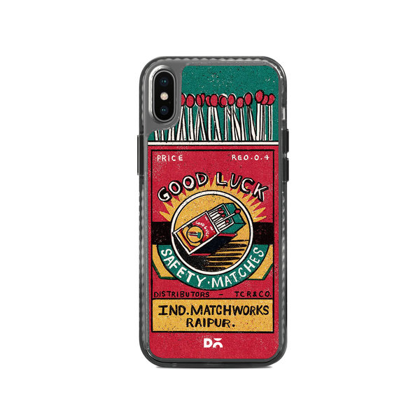 

DailyObjects Good Luck Matchbox Stride 2.0 Case Cover For iPhone XS