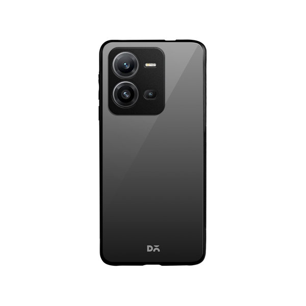 DailyObjects Grayscale Glass Case Cover For Vivo V25
