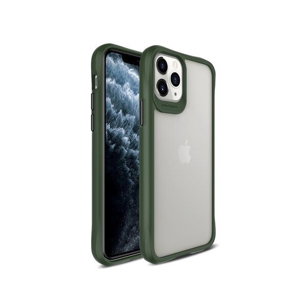 

DailyObjects Green Hybrid Clear Case Cover for iPhone 11 Pro Max