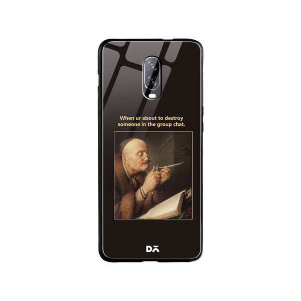 

DailyObjects Group Chat Glass Case Cover For OnePlus 7