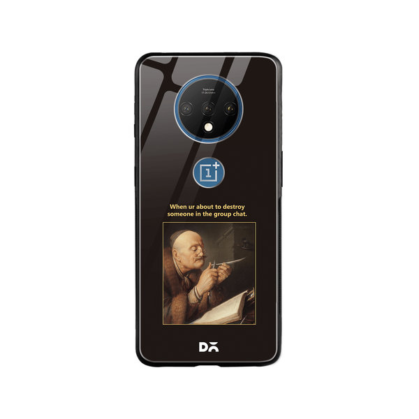 

DailyObjects Group Chat Glass Case Cover For OnePlus 7T