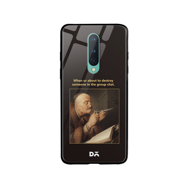 

DailyObjects Group Chat Glass Case Cover For OnePlus 8