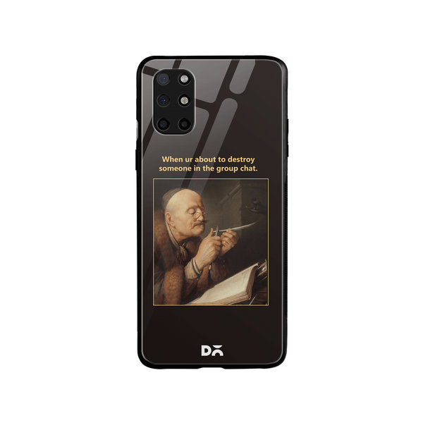 

DailyObjects Group Chat Glass Case Cover For OnePlus 8T