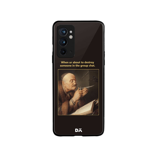 

DailyObjects Group Chat Glass Case Cover For OnePlus 9RT