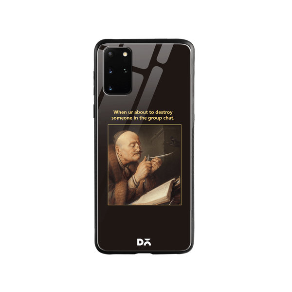 

DailyObjects Group Chat Glass Case Cover For Samsung Galaxy S20 Plus