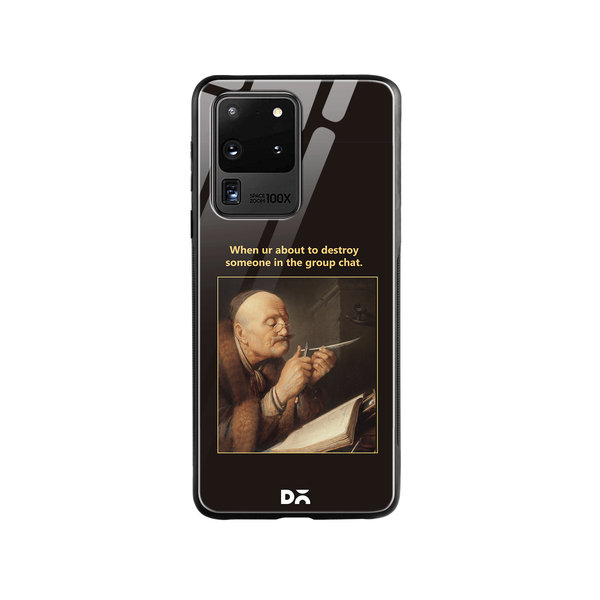 

DailyObjects Group Chat Glass Case Cover For Samsung Galaxy S20 Ultra
