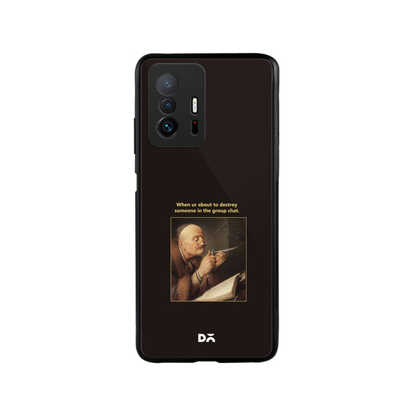 

DailyObjects Group Chat Glass Case Cover For Xiaomi 11T