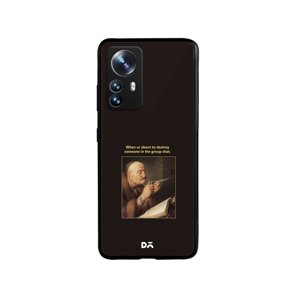 

DailyObjects Group Chat Glass Case Cover For Xiaomi 12 Pro