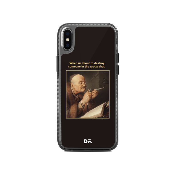 

DailyObjects Group Chat Stride 2.0 Case Cover For iPhone XS