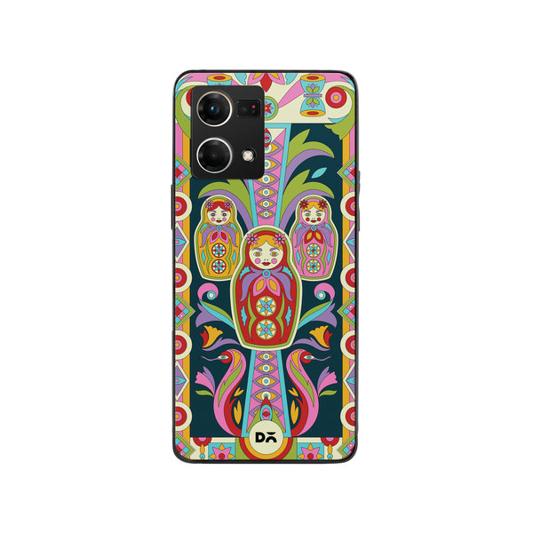

DailyObjects Gudiya Mela Glass Case Cover For Oppo F21 Pro