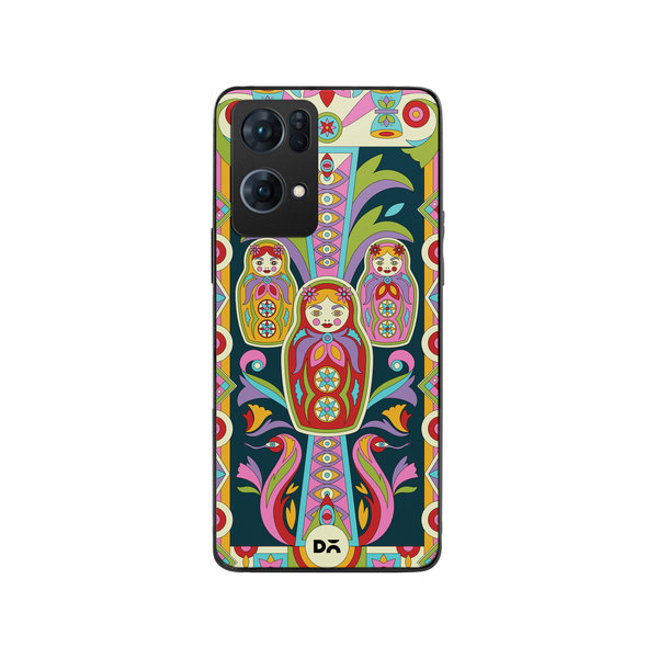 

DailyObjects Gudiya Mela Glass Case Cover For Oppo Reno 7 Pro