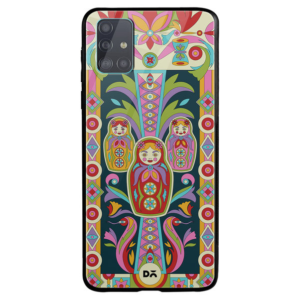 

DailyObjects Gudiya Mela Glass Case Cover For Samsung Galaxy A51