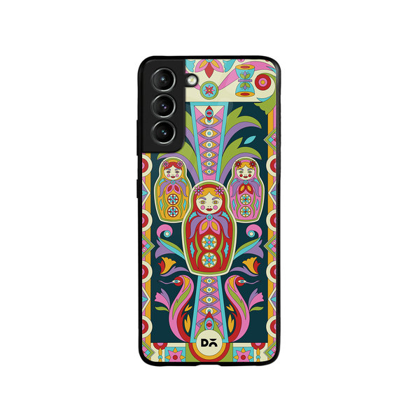 

DailyObjects Gudiya Mela Glass Case Cover For Samsung Galaxy S21 FE