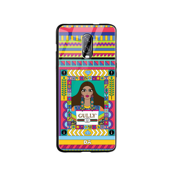

DailyObjects Gully Gal Glass Case Cover For OnePlus 7