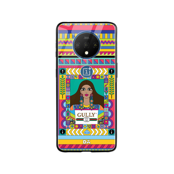 

DailyObjects Gully Gal Glass Case Cover For OnePlus 7T