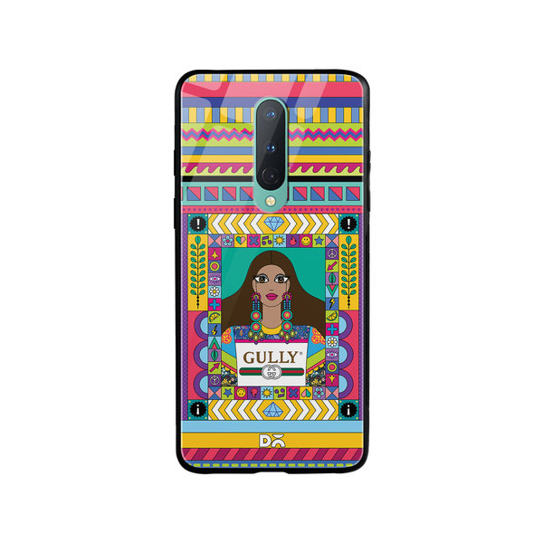 

DailyObjects Gully Gal Glass Case Cover For OnePlus 8