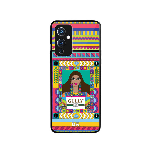 

DailyObjects Gully Gal Glass Case Cover For OnePlus 9