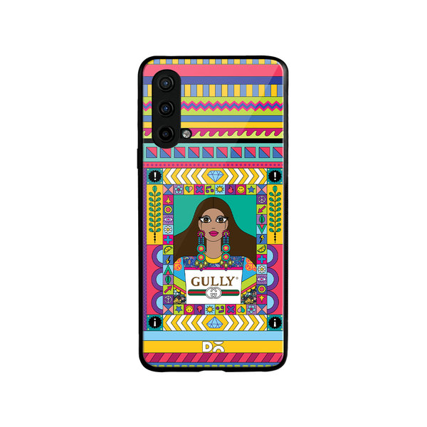 

DailyObjects Gully Gal Glass Case Cover For OnePlus Nord CE