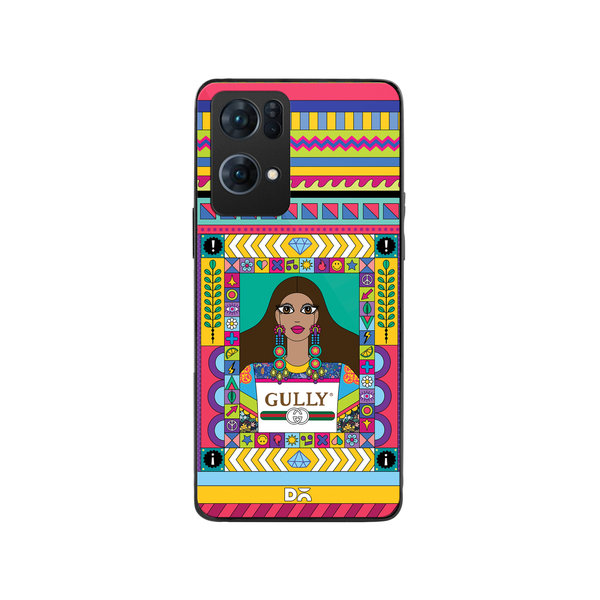 

DailyObjects Gully Gal Glass Case Cover For Oppo Reno 7 Pro