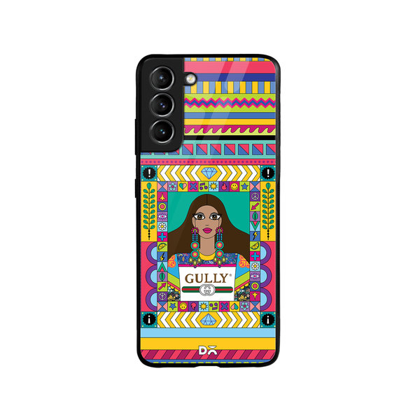 

DailyObjects Gully Gal Glass Case Cover For Samsung Galaxy S21 Plus