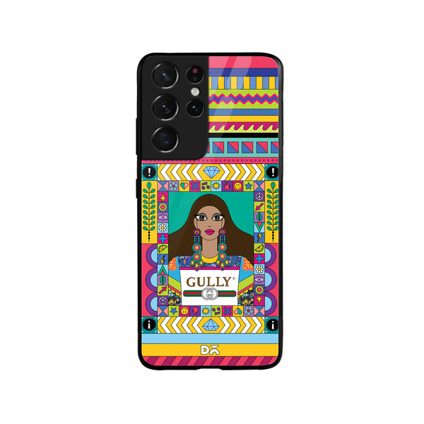 

DailyObjects Gully Gal Glass Case Cover For Samsung Galaxy S21 Ultra