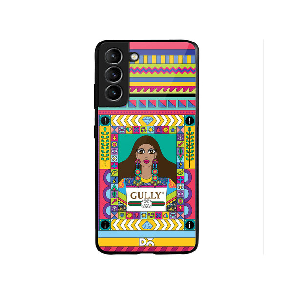 

DailyObjects Gully Gal Glass Case Cover For Samsung Galaxy S22