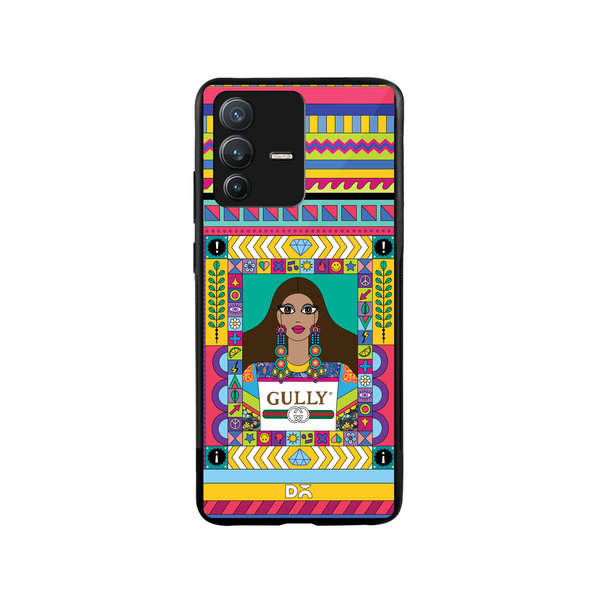 

DailyObjects Gully Gal Glass Case Cover For Vivo V23