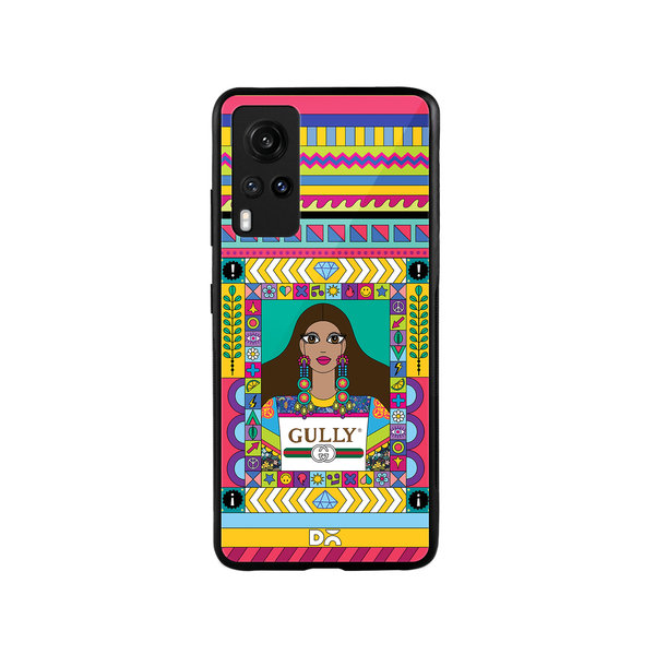 

DailyObjects Gully Gal Glass Case Cover For Vivo X60