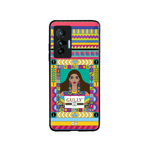 

DailyObjects Gully Gal Glass Case Cover For Vivo X70