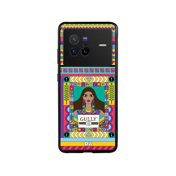 

DailyObjects Gully Gal Glass Case Cover For Vivo X80