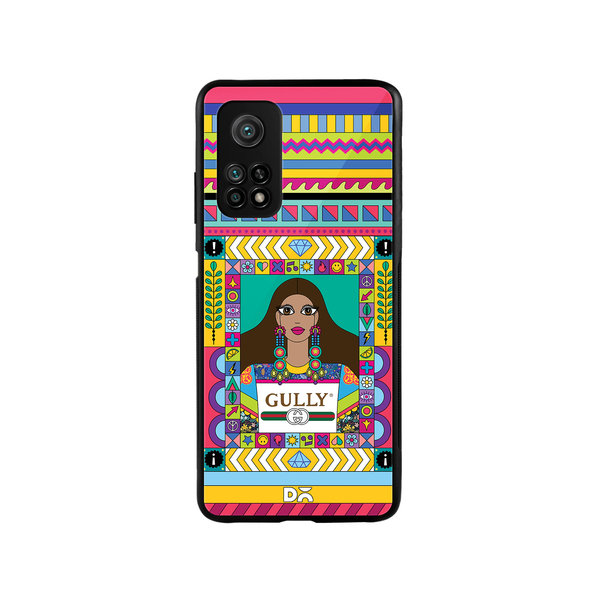 

DailyObjects Gully Gal Glass Case Cover For Xiaomi Mi 10T