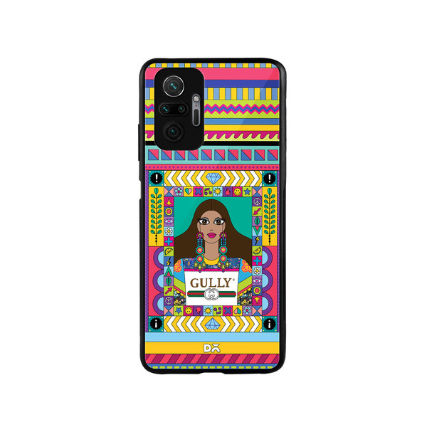 

DailyObjects Gully Gal Glass Case Cover For Xiaomi Redmi Note 10 Pro