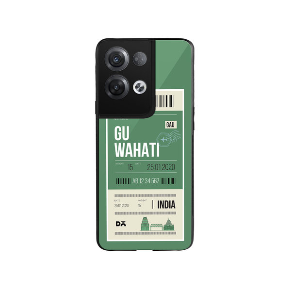 

DailyObjects Guwahati City Tag Glass Case Cover For Oppo Reno 8