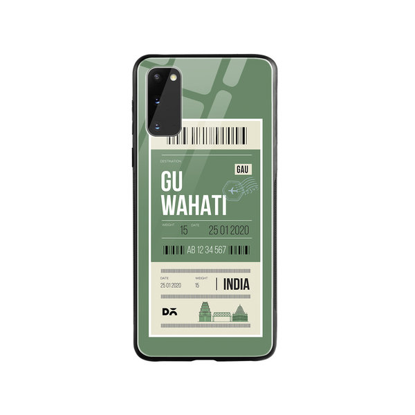 

DailyObjects Guwahati City Tag Glass Case Cover For Samsung Galaxy S20