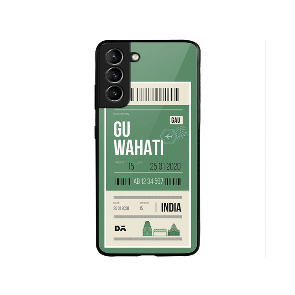 

DailyObjects Guwahati City Tag Glass Case Cover For Samsung Galaxy S22 Plus