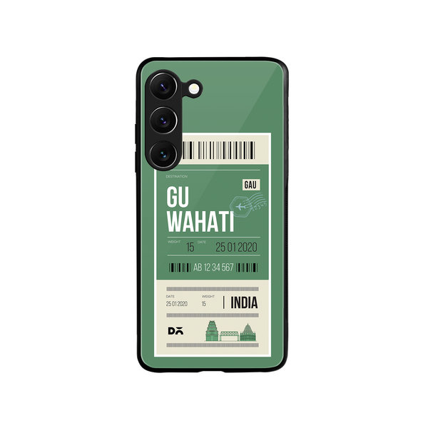 

DailyObjects Guwahati City Tag Glass Case Cover For Samsung Galaxy S23 Plus