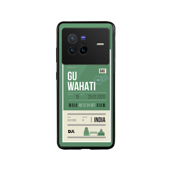 

DailyObjects Guwahati City Tag Glass Case Cover For Vivo X80