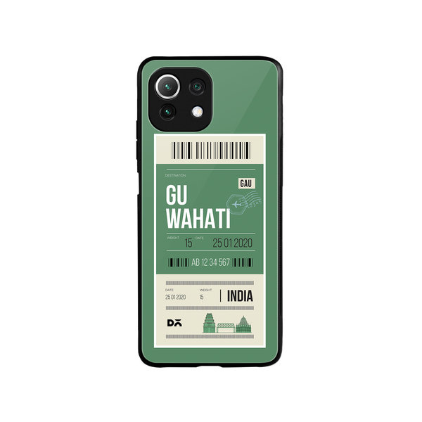 

DailyObjects Guwahati City Tag Glass Case Cover For Xiaomi Mi 11 Lite