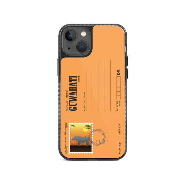 

DailyObjects Guwahati Pobitora National Park Postcard Stride 2.0 Case Cover For iPhone 15 Plus