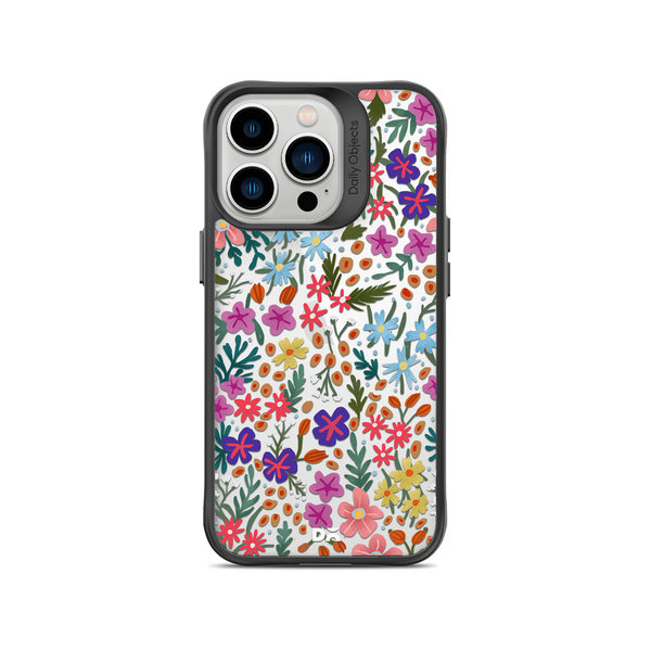 

DailyObjects Hawaiian Greetings Black Hybrid Clear Case Cover For iPhone 13 Pro