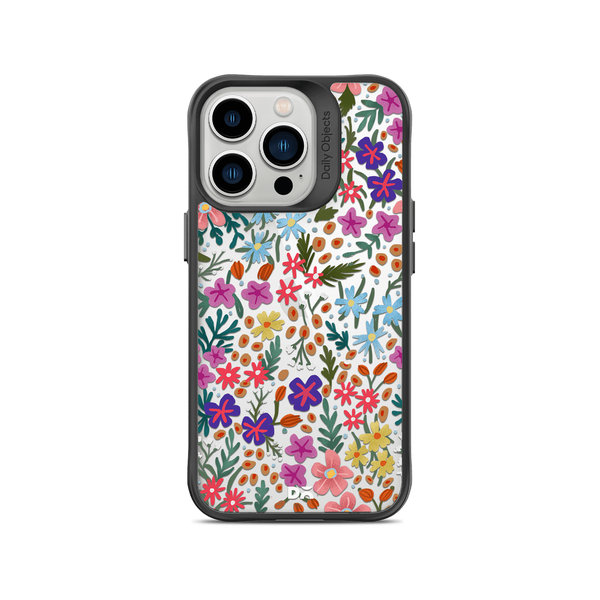 

DailyObjects Hawaiian Greetings Black Hybrid Clear Case Cover For iPhone 14 Pro